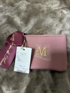 メゾンドフルール　イニシャルカードケース　ピンク系