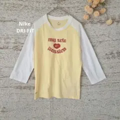 NIKE DRY-FIT 七分袖ラグランTシャツ【M】