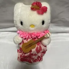 ハローキティ アロハ USA ぬいぐるみ タカラ 平成レトロ フラガール