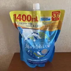 海のうるおい藻リンスインシャンプー 詰替用 1400mlのサムネイル
