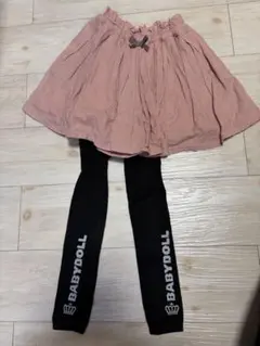 branshes 130 ピンクスカートとレギンスセット