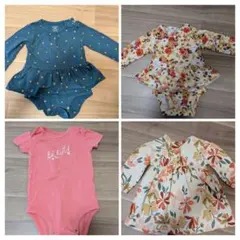 Carter'sロンパース3点とチュニックの計4点セット 9-12ヶ月 75cm