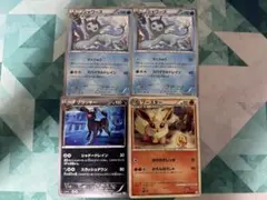 ブイズまとめ売り　ポケモンカード シャワーズ　ブラッキー　ブースター