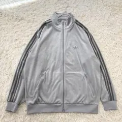 極美品 アディダス ベロア ジャージ トラックジャケット XL