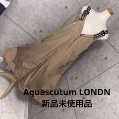アクアスキュータム　ストラップ レインコート　エプロン　撥水加工　防水