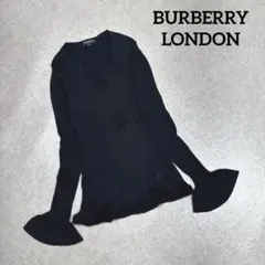 BURBERRY LONDON バーバリー ニット カットソー フリル袖 ラメのサムネイル