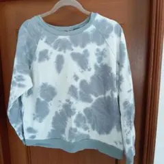 タイダイデザイン ラグランスリーブ スウェット