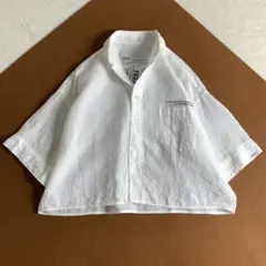 24SS✨ティッカ　スピックアンドスパン別注　リネン　半袖エンブロイダリーシャツのサムネイル