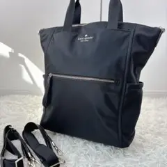Kate spade ケイトスペード チェルシー 2way リュック 黒