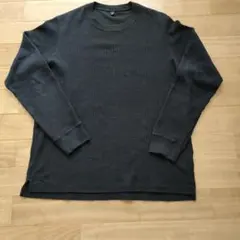 5月末出品終了　ユニクロ　ワッフルクルーネックＴシャツ長袖