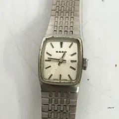 RADO ラドー 腕時計 レディース 手巻き ヴィンテージ トノー シルバー 銀のサムネイル