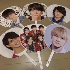 平野紫耀　King & Prince うちわ　6枚セット