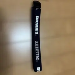 DICKIES ネイビーベルト ロゴ入り　ガチャベルトのサムネイル