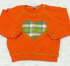 BeBe SASSON ハート柄トレーナー 95