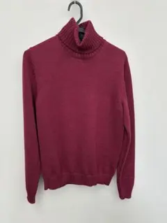 美品 クルチアーニ 27×9G タートルネックニット ボルドー 46 - メルカリ