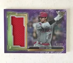 27枚限定　ジャンボレリック　Topps Triple Threads　大谷翔平