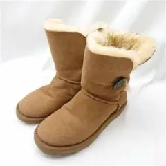 アグ UGG ムートンブーツ クラシックベイリー ボタン ブラウン系 レディースのサムネイル