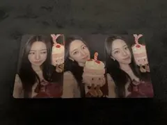 ITZY ユナ IceCream makestar トレカ 3枚セット - メルカリ
