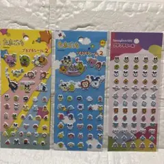 たまごっちキャラクターシール3枚セット
