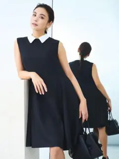 CELFORD 衿付きAラインワンピース