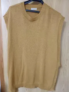 Samansa・mos2 ニットベスト ？ポンチョ？