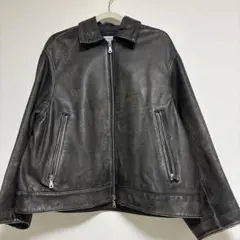 モンキータイム ゴートレザーフライトジャケット美品 - メルカリ