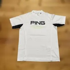PXG レディースゴルフウエア モックネックシャツ 半袖 ホワイト サイズ