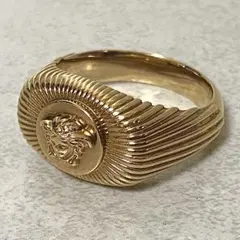 未使用級✨ VERSACE メデューサー ビギー リング 指輪 ゴールド 23号 未使用級✨ VERSACE メデューサー ビギー リング 指輪 ゴールド 23号