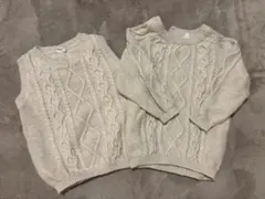 H&M ニットベスト　2点セット