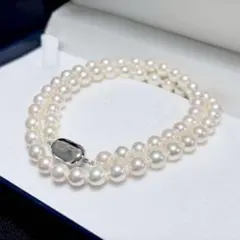 本真珠 アコヤ 6.3-7.0mm SV パール ネックレス あこや真珠