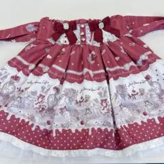 メタモルフォーゼ Dress roomバッスルジャンパースカート ボルドー
