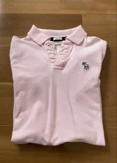 Abercrombie & Fitch ☆ピンクポロシャツ　☆Lサイズ
