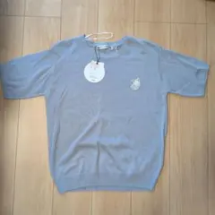 サンリオキャラクターズ　ポチャコワッペン　サマーニット　Tシャツ　カットソーのサムネイル