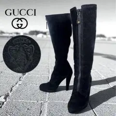 2025年最新】GUCCI カラー：ブラック系 ロングブーツの人気アイテム