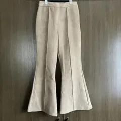 MURUA ベージュ フレアパンツ