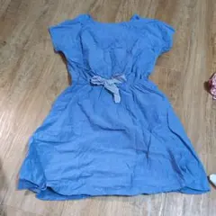 Seraph 半袖ワンピース 140 青