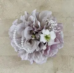 コサージュ/143 ラベンダークリーム　卒業式　入学式　セレモニー