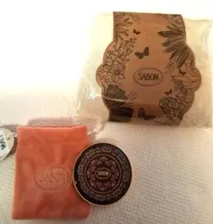 SABON ポケットミラー　エコバッグ　2点セット