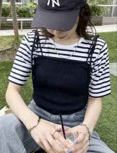 Discoat ビスチェ　ネイビー