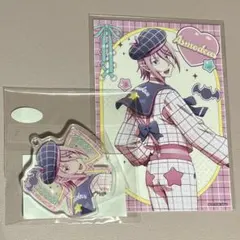 魔入りました！入間くん まる 쿠지 チェックセーラー アスモデウス アクキー 特典