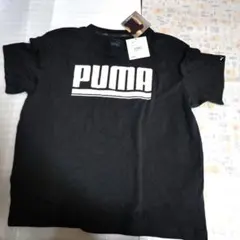 PUMA ブラック Tシャツ Sサイズ 花柄