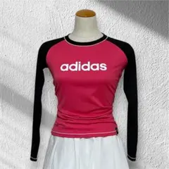 ロンT スポーツMIX adidas 00s y2k マクブリング ラグラン