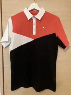 PUMA ポロシャツ M 赤/黒/白