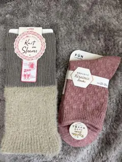 ソックス　レディース　2点セット