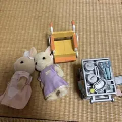 シルバニアファミリー ウサギキャラクターセット