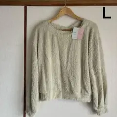 【新品】mysa mir..× momo あったかプルオーバー　Ｌ