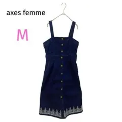 axes femme アクシーズファム デニムワンピース　M