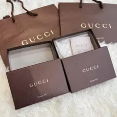 GUCCI グッチ ギフトボックスとショップ袋 ２セット 22