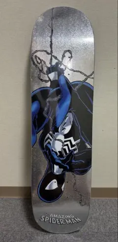 HUF MARVEL Spider-Man スケートボード デッキ シルバー - メルカリ