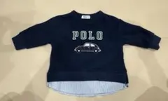 petit main POLO トレーナー ネイビー